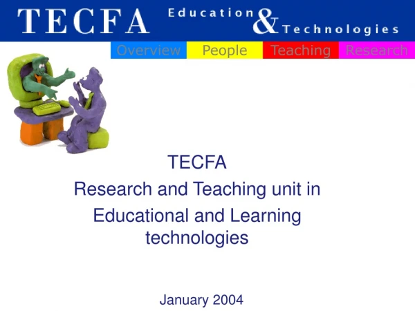 TECFA Research and Teaching unit in Educational and Learning technologies