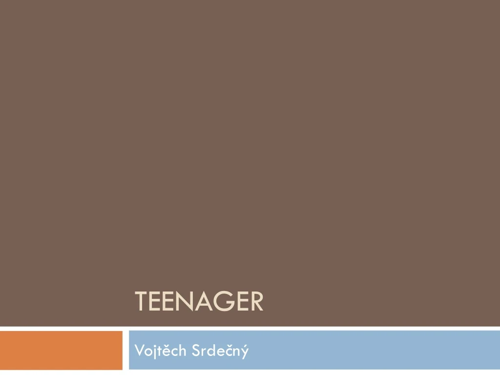 teenager