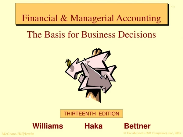 Financial &amp; Managerial Accounting