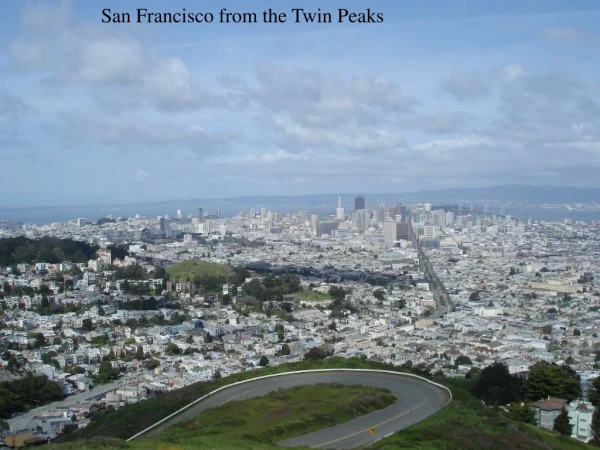 San Francisco from the Twin Peaks