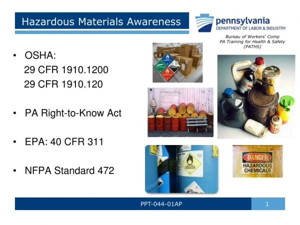 Hazardous Materials Awareness