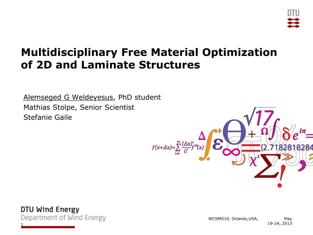 multidisciplinary free material optimization of 2d and laminate structures