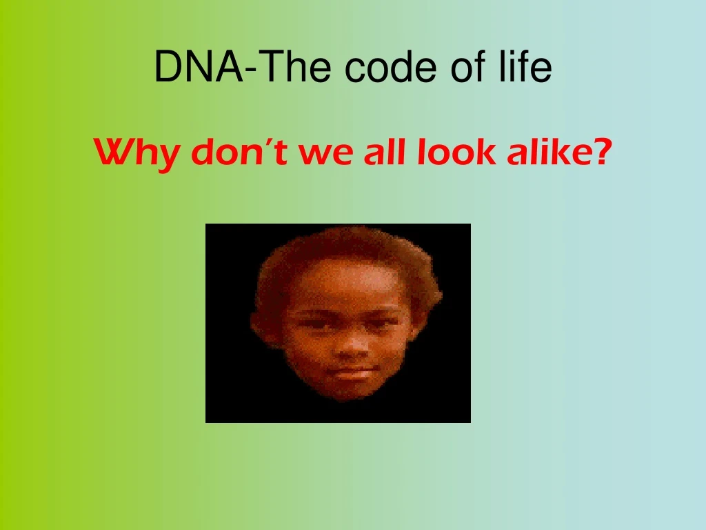 dna the code of life