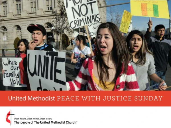 Peace with Justice Sunday calls for God’s shalom.