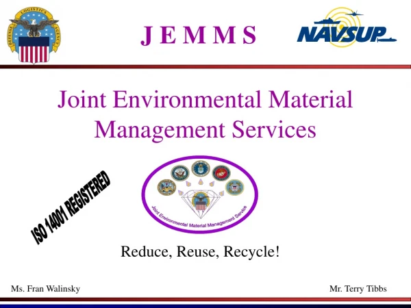 Joint Environmental Material Management Services