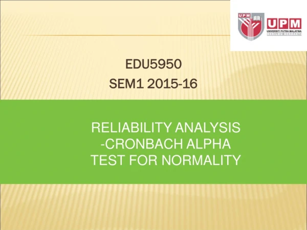 EDU5950  SEM1 2015-16