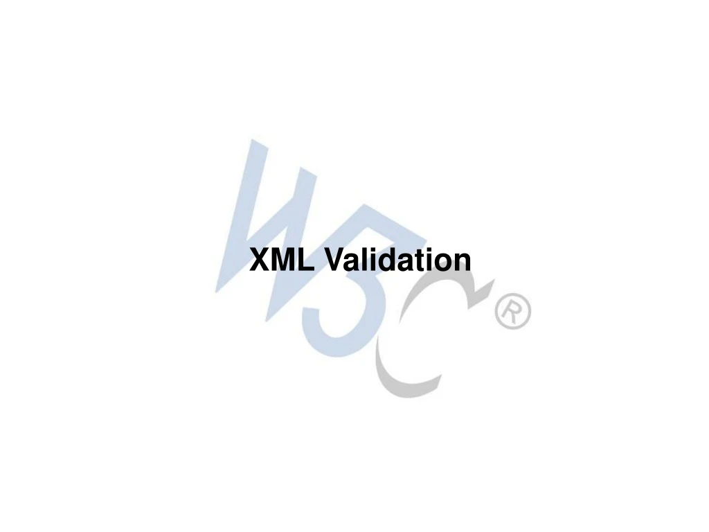 xml validation