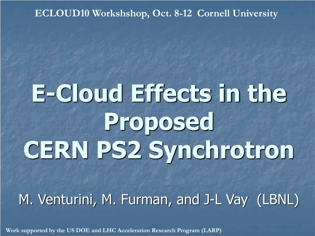 e cloud effects in the proposed cern ps2 synchrotron