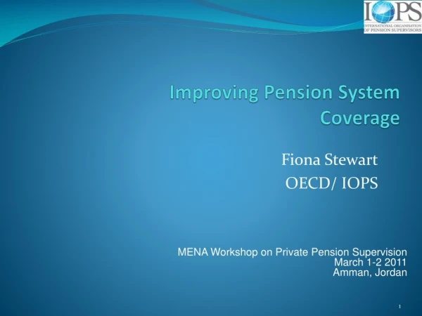 Improving Pension System Coverage