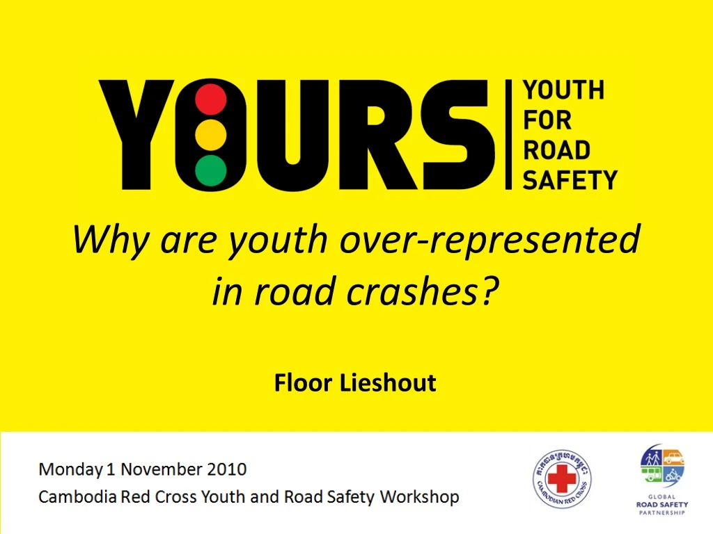 why are youth over represented in road crashes