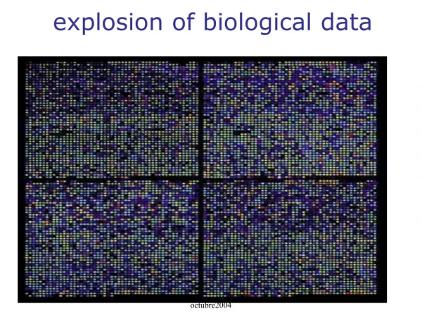 explosion of biological data