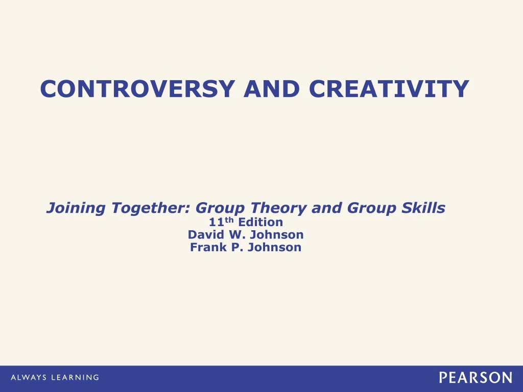 controversy and creativity