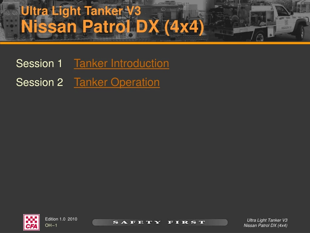 ultra light tanker v3 nissan patrol dx 4x4