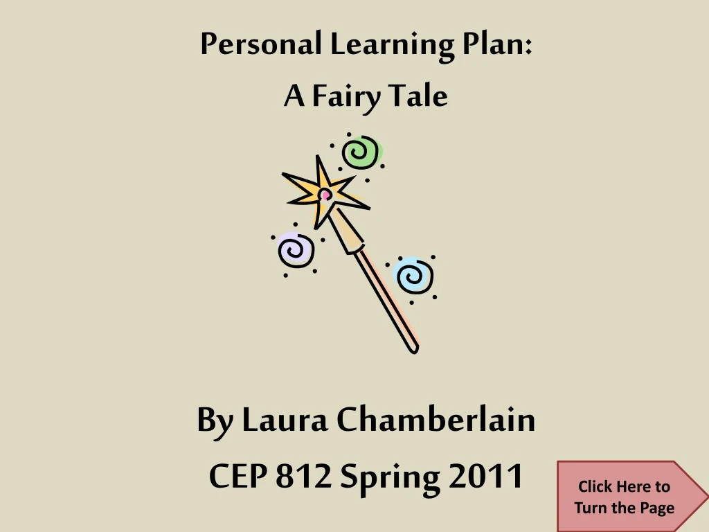 personal learning plan a fairy tale by laura