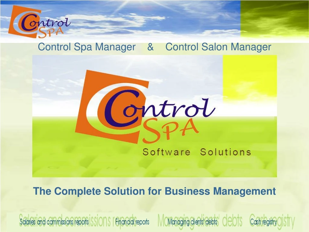 the complete solution for business management