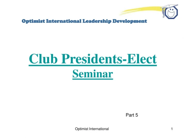 Optimist International Leadership Development