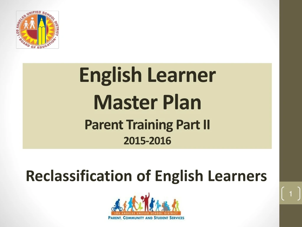 english learner master plan parent training part ii 2015 2016