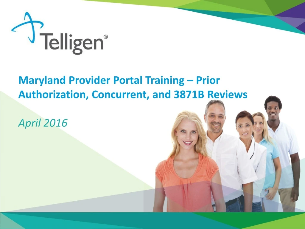 maryland provider portal training prior