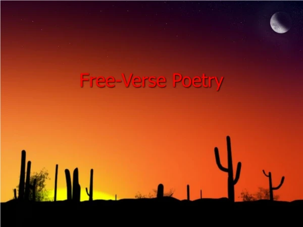 Free-Verse Poetry
