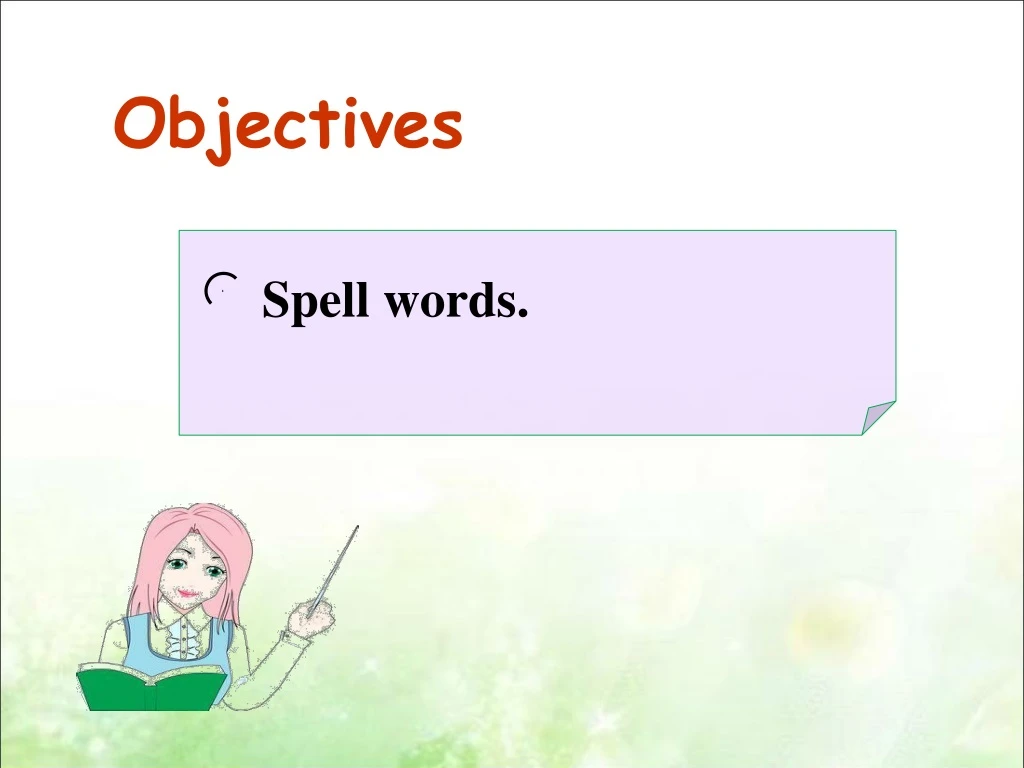 objectives