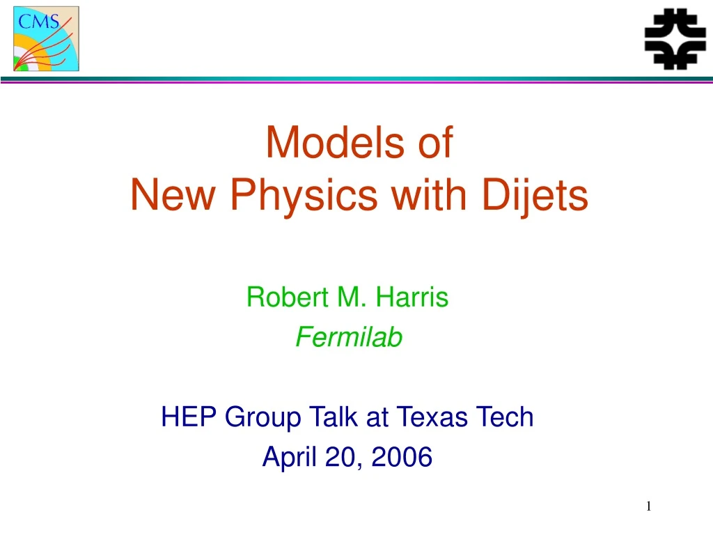 models of new physics with dijets