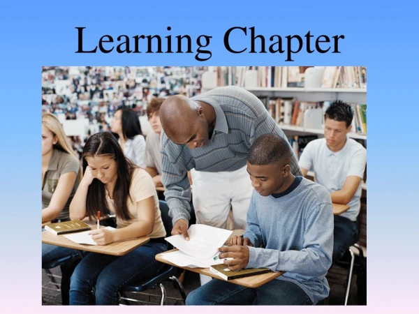 Learning Chapter