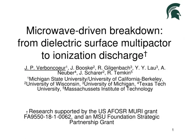 Microwave-driven breakdown: from dielectric surface multipactor to ionization discharge †