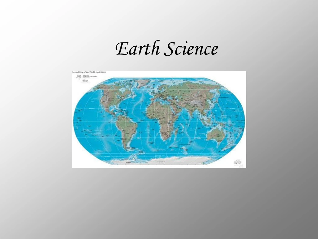 earth science