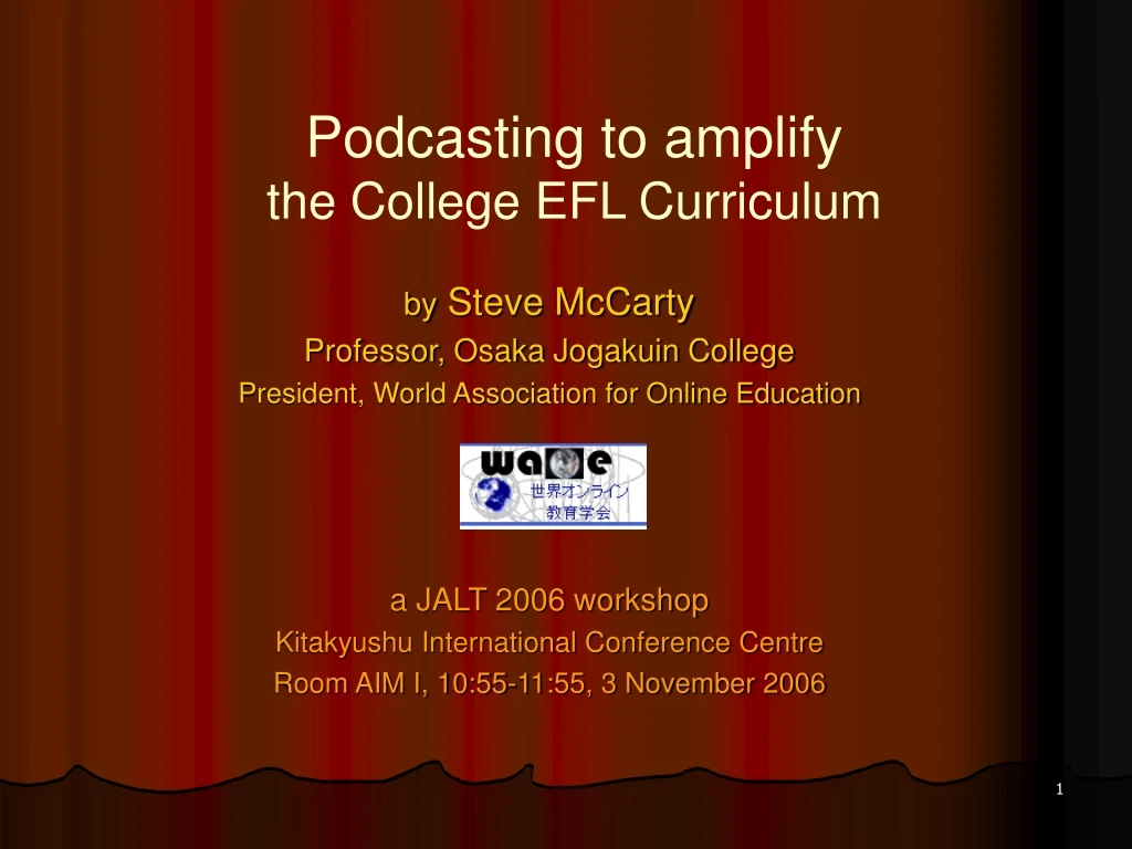 podcasting to amplify the college efl curriculum