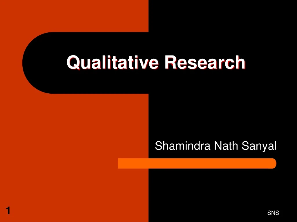 qualitative research