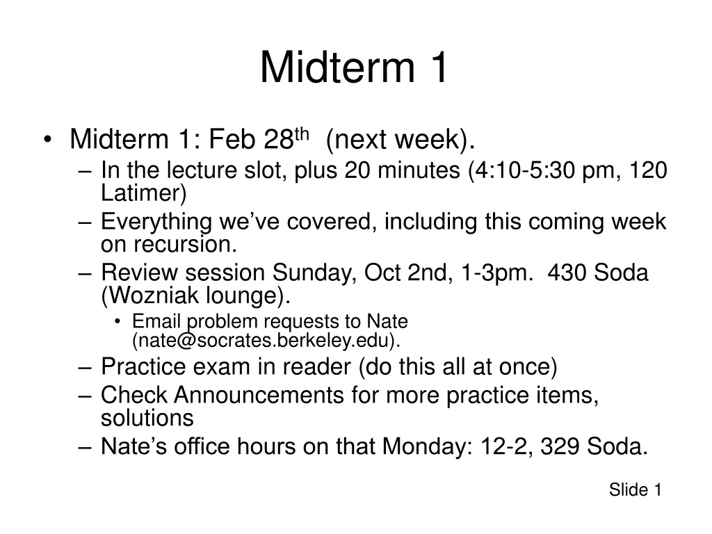 midterm 1