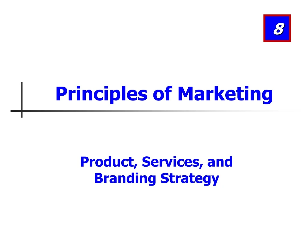 principles of marketing