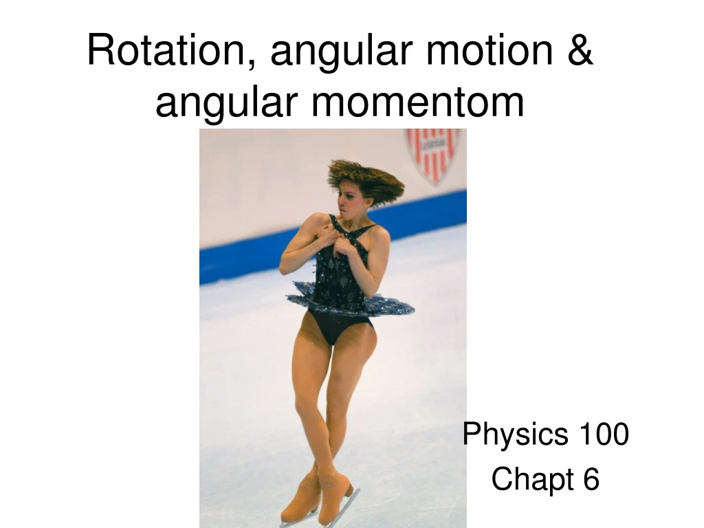 rotation angular motion angular momentom