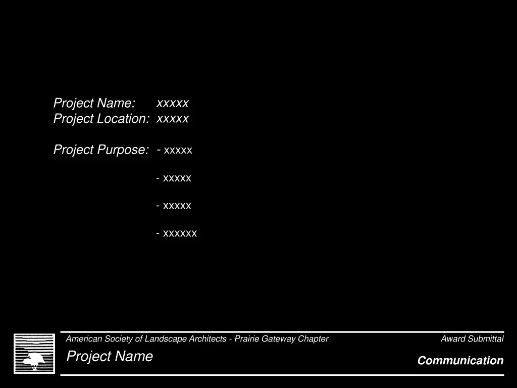 project name project location project purpose