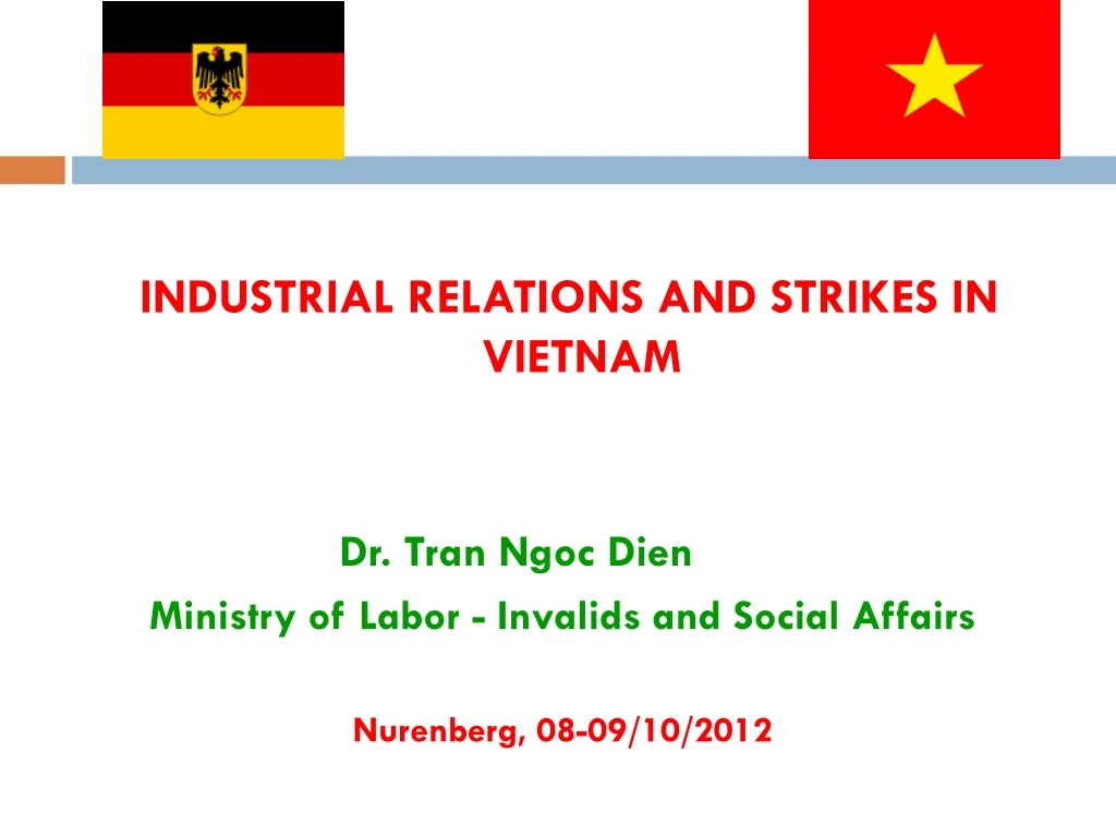 industrial relations and strikes in vietnam
