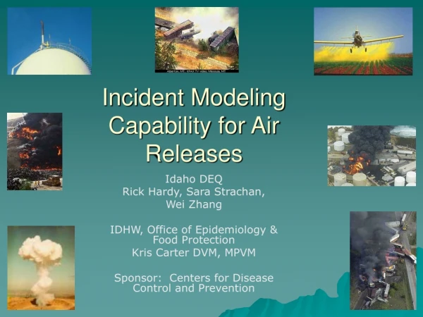 Incident Modeling Capability for Air Releases