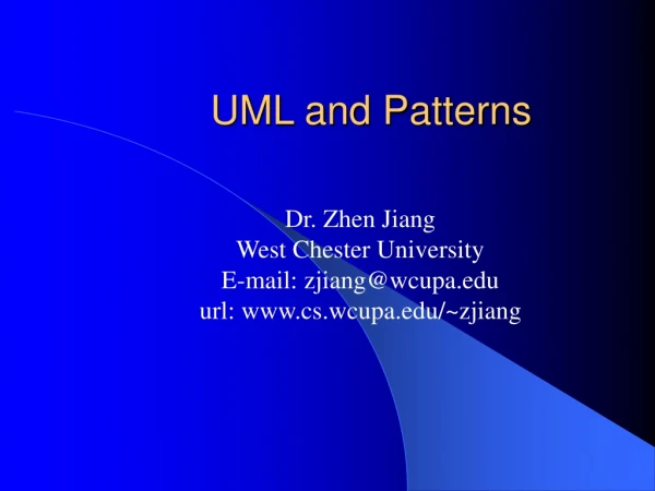 UML and Patterns