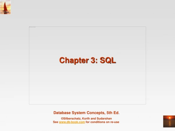 Chapter 3: SQL