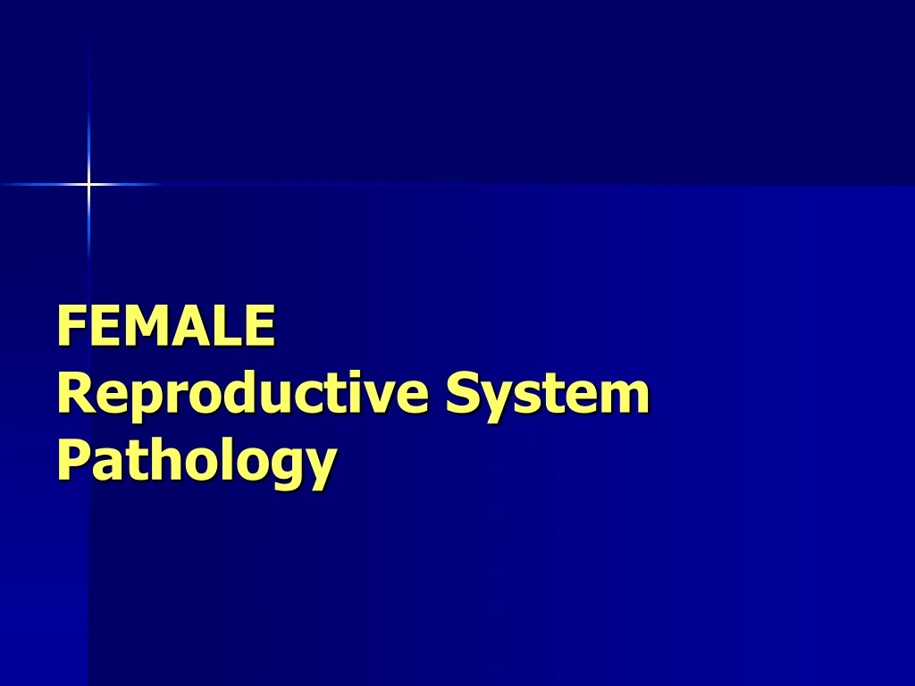 female reproductive system pathology