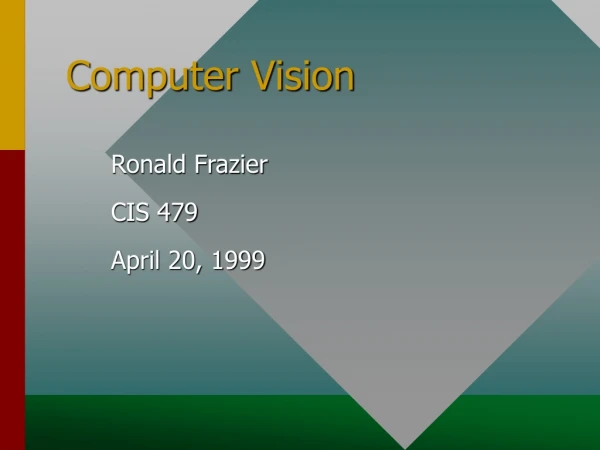 Computer Vision