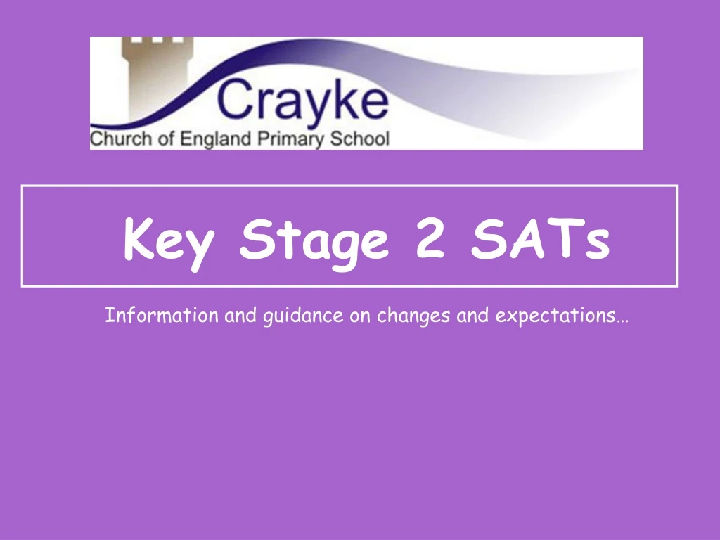 key stage 2 sats