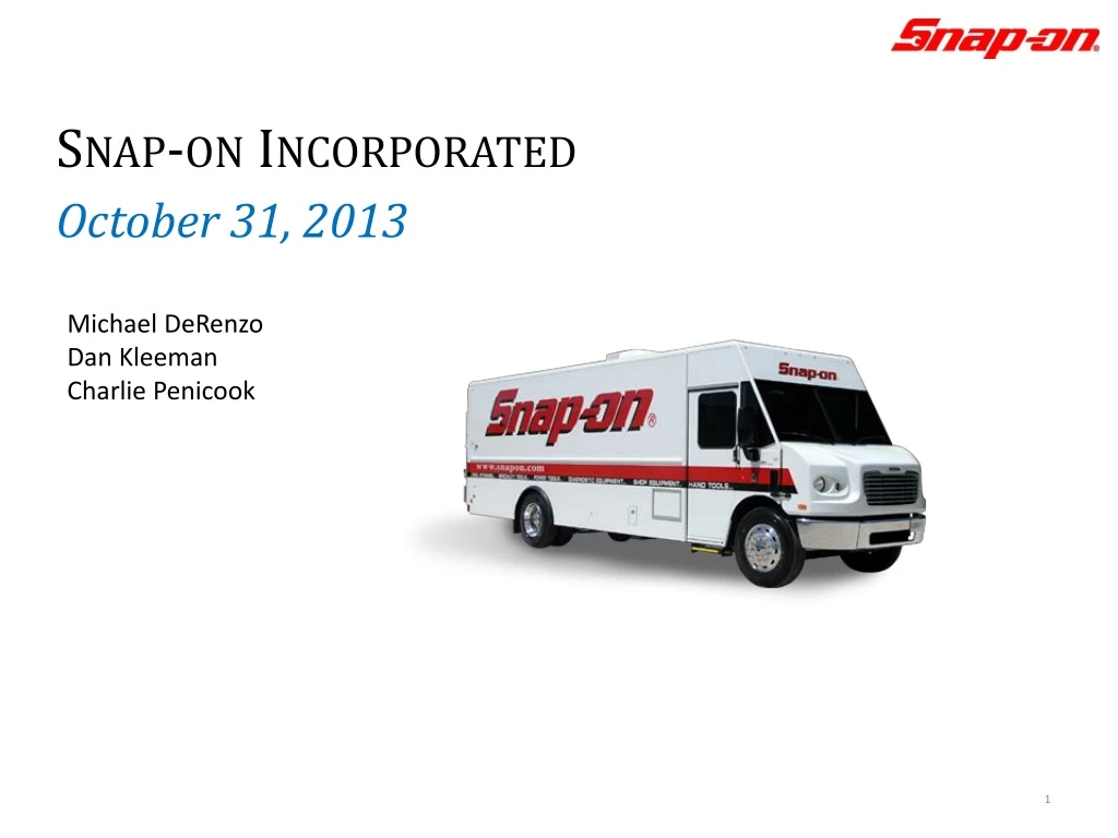 snap on incorporated