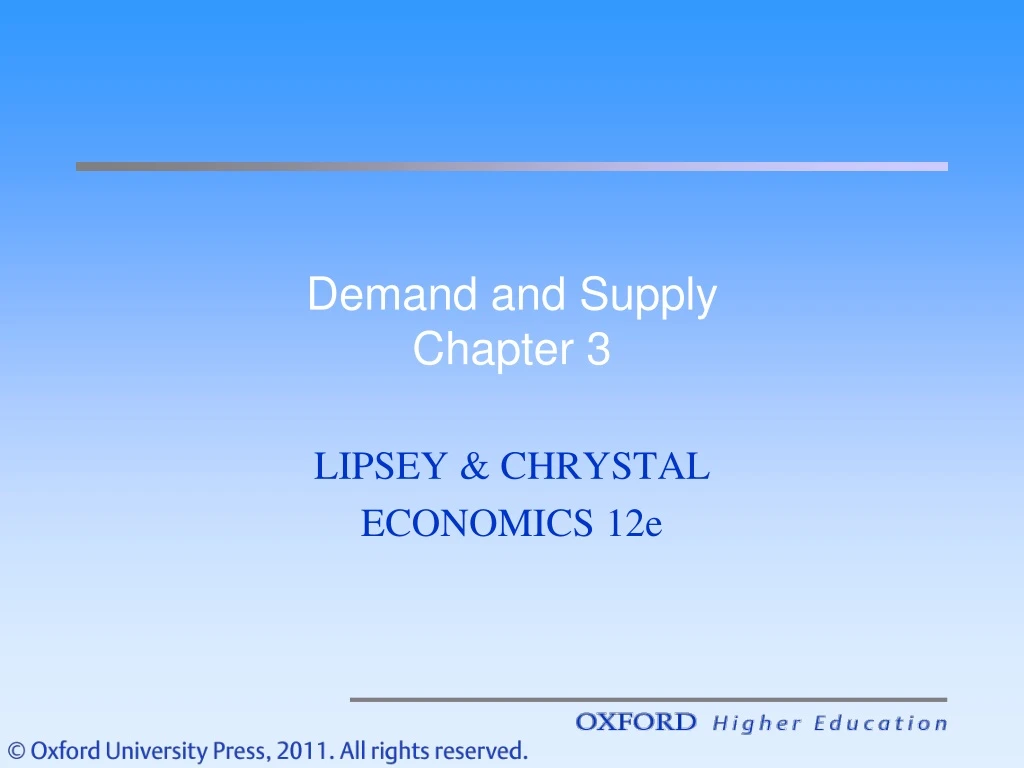 demand and supply chapter 3