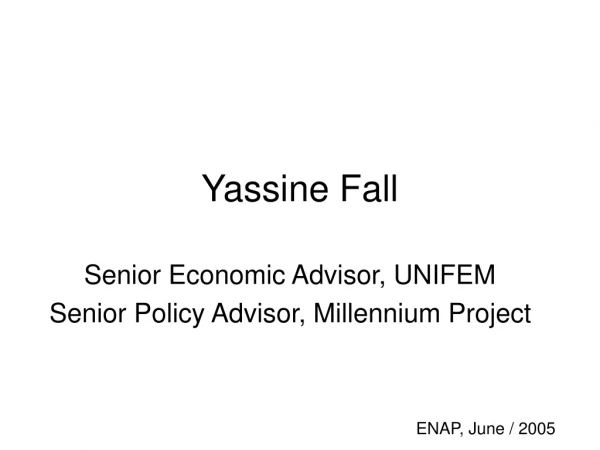 Yassine Fall