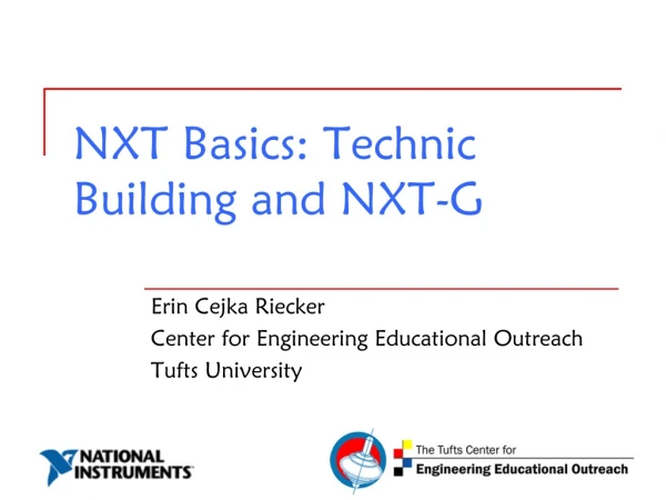 NXT Basics: Technic Building and NXT-G