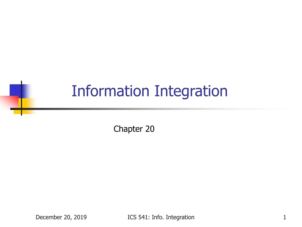 information integration