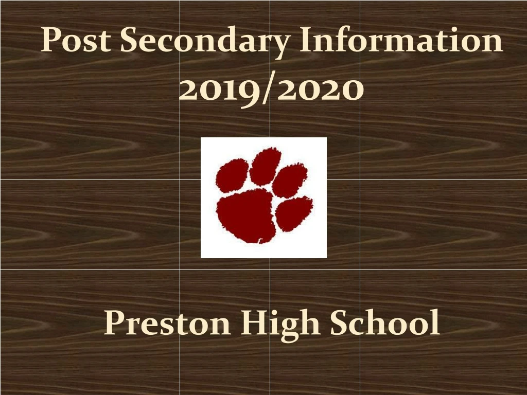 post secondary information 2019 2020