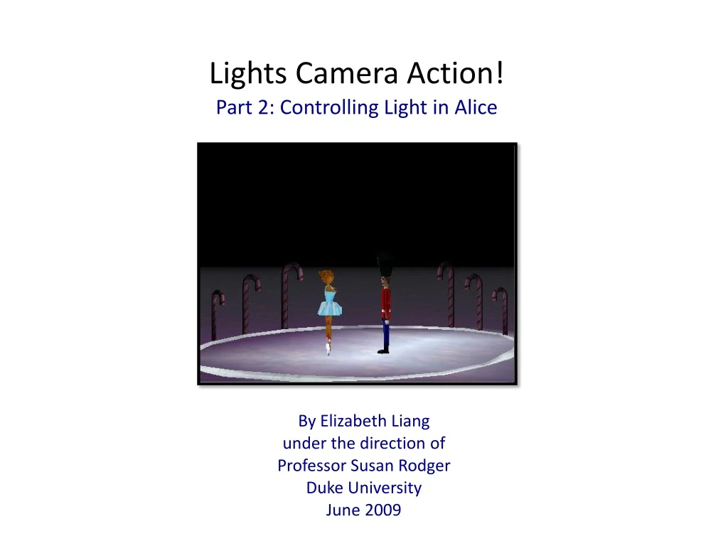 lights camera action part 2 controlling light