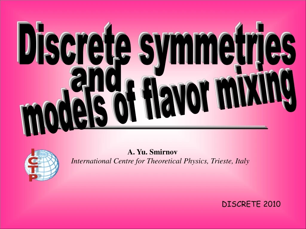 discrete symmetries