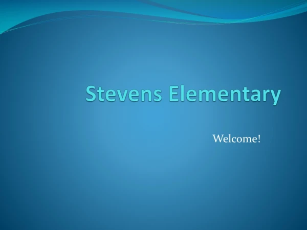 Stevens Elementary